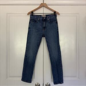 Everlane medium Wash jeans 5-pocket belt loops casual minimalist cotton stretch
